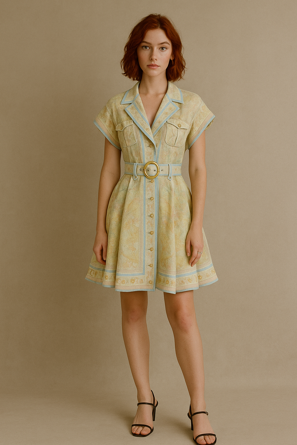 Vintage Elegance Mini/Long Dress