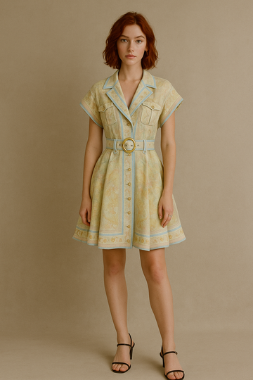 Vintage Elegance Mini/Long Dress