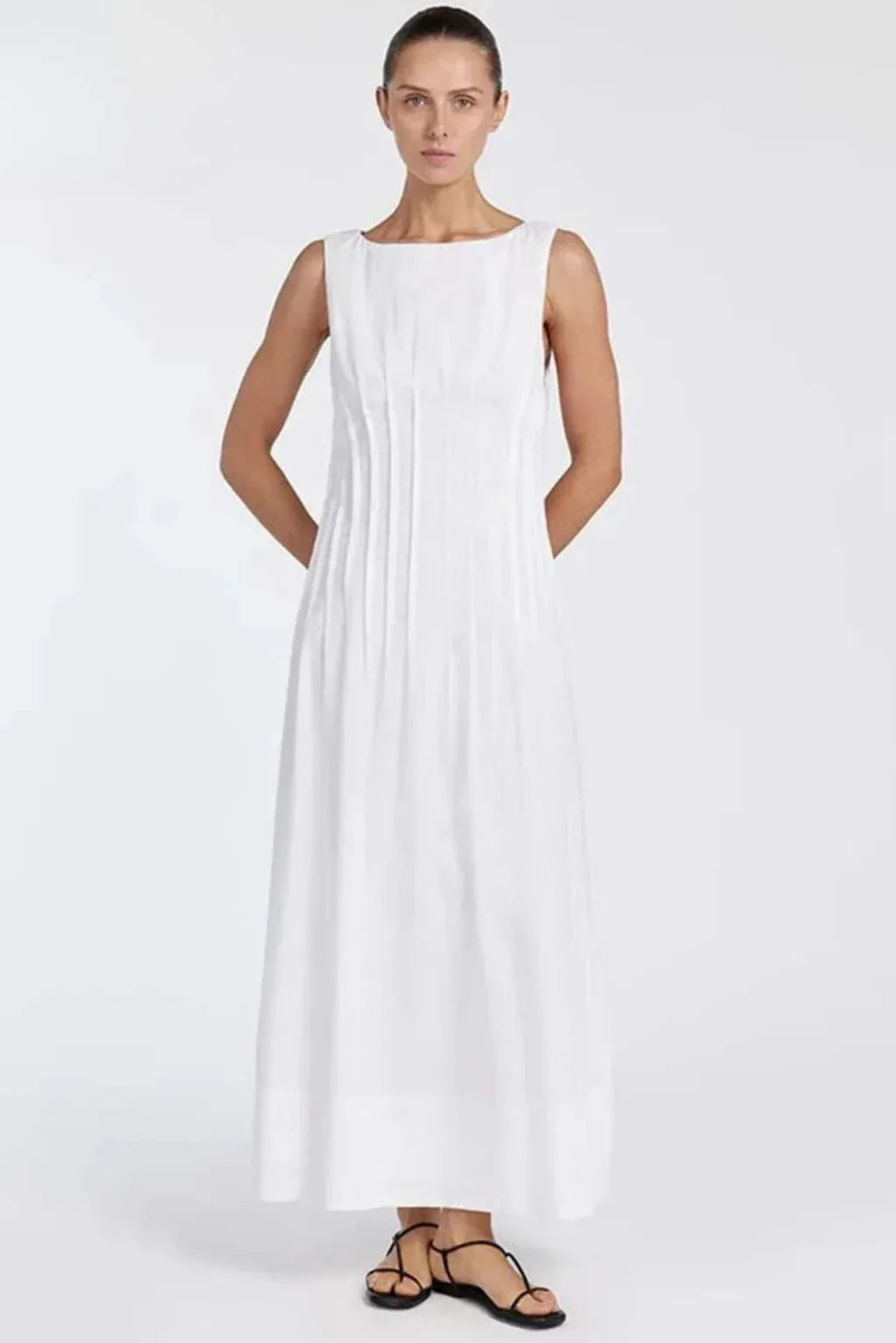 Open Back Maxi Dress