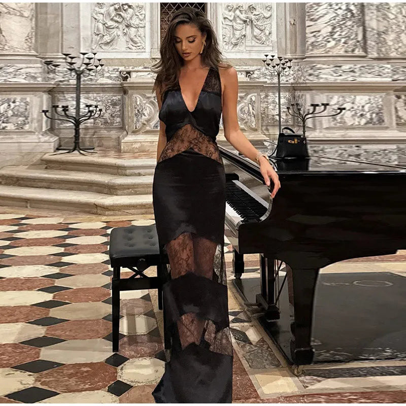 Vintage Party Lace Dress