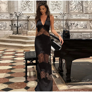 Vintage Party Lace Dress