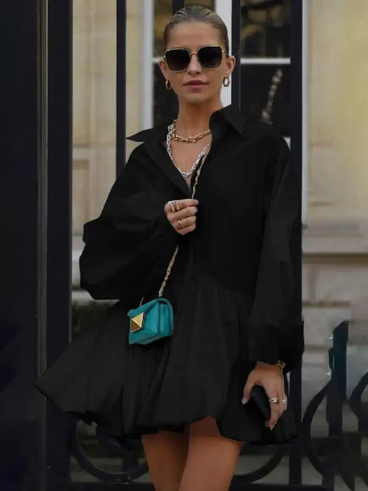 Shirt-Style Mini Dress