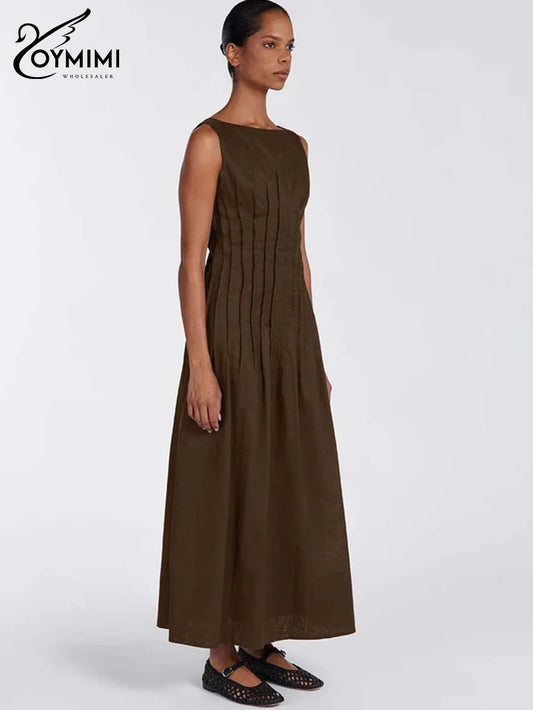 Open Back Maxi Dress