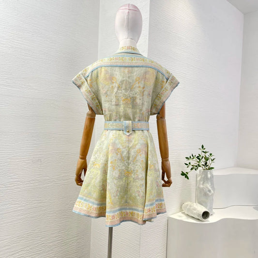 Vintage Elegance Mini/Long Dress