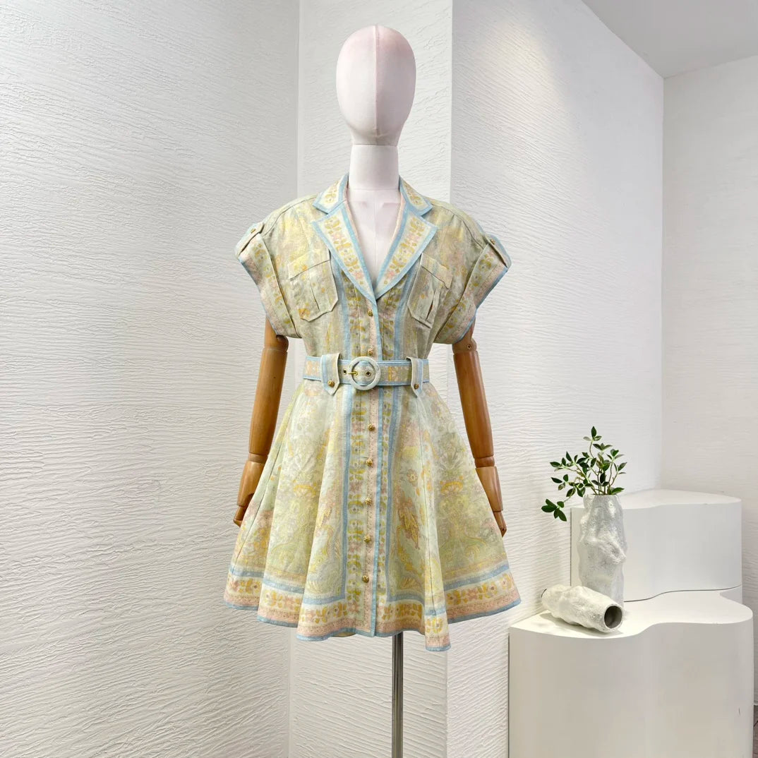 Vintage Elegance Mini/Long Dress